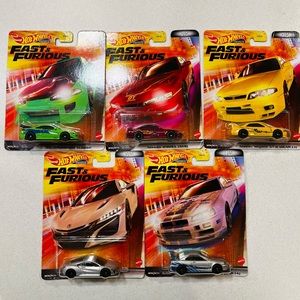 2022, Hot Wheels Retro Entertainment Fast & Furious Set